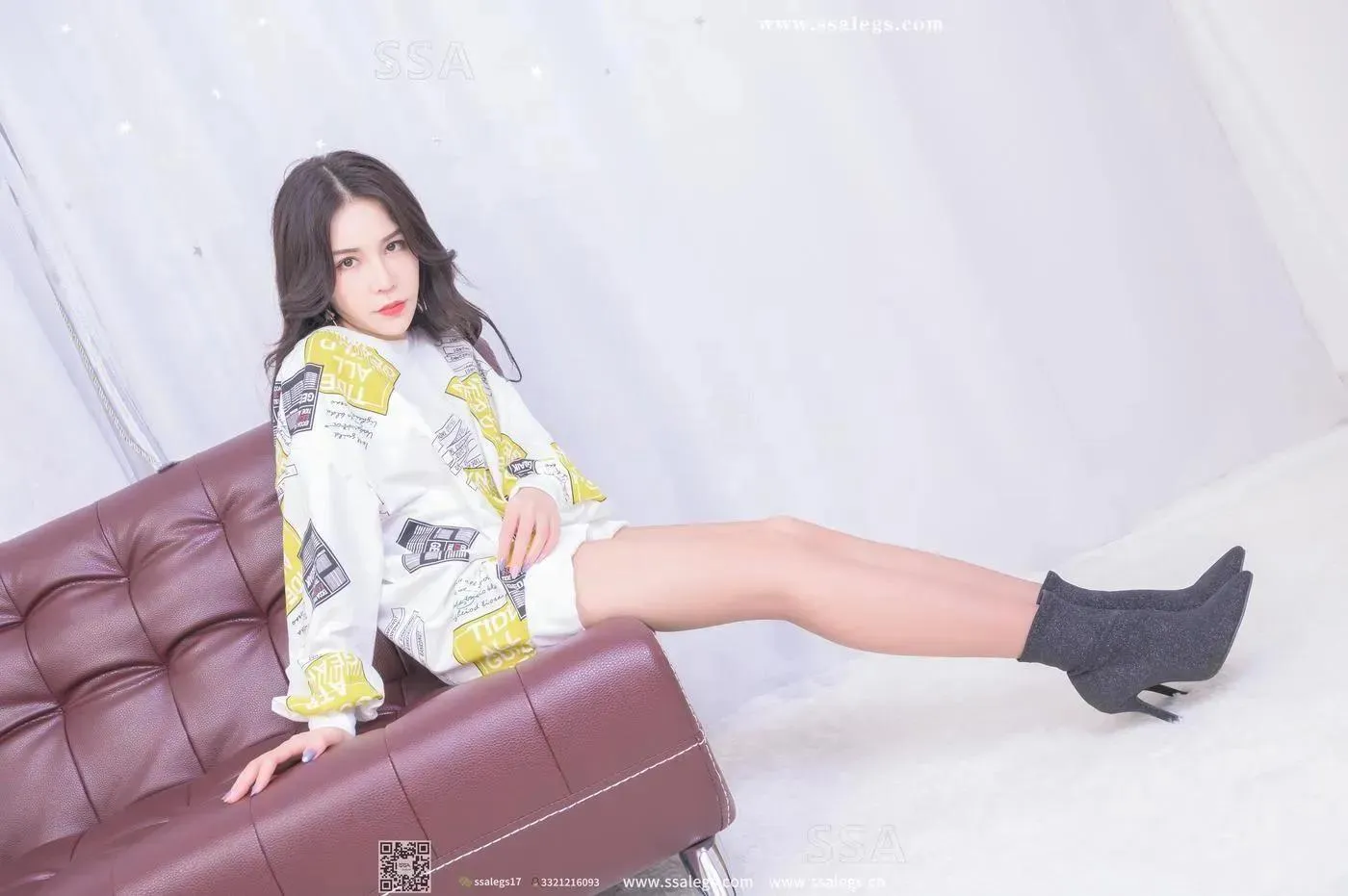 [SSA丝社]超清写真 NO.328 娜娜御姐的缘味咖啡丝袜写真(上) [73P]插图